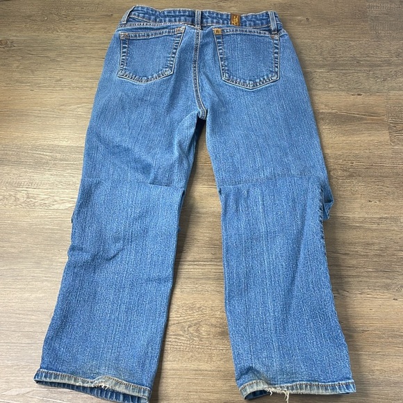 Aura Light Blue Straight Leg Women's Jeans - Picture 15 of 15